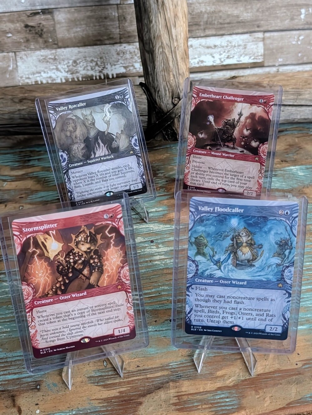 Magic The Gathering Bloomburrow 4 Card Bundle